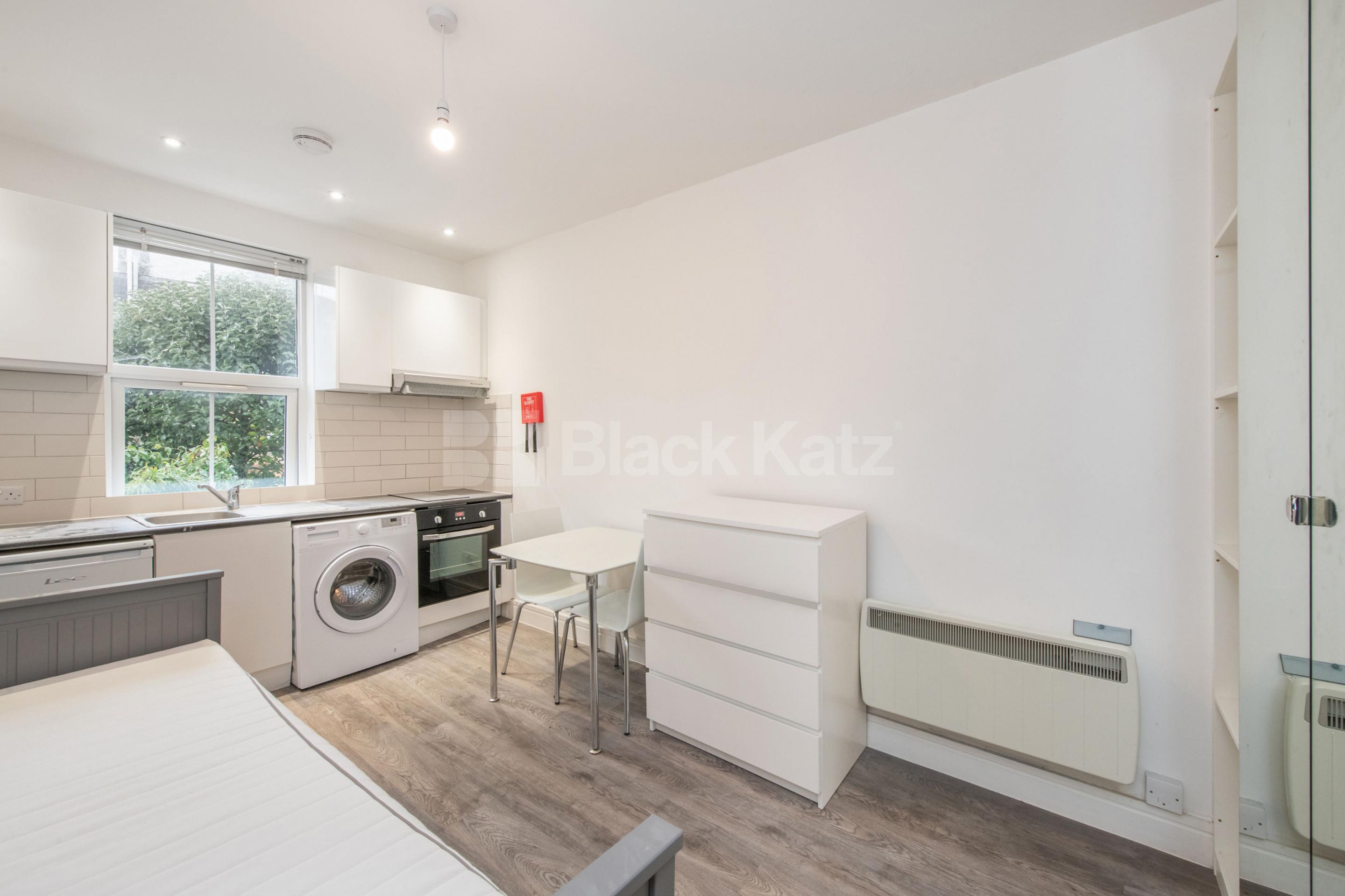 			*Rent Includes Water*, Studio Apartment, 1 bath, 0 reception Flat			 Roderick Road , Hampstead / Belsize Park NW3